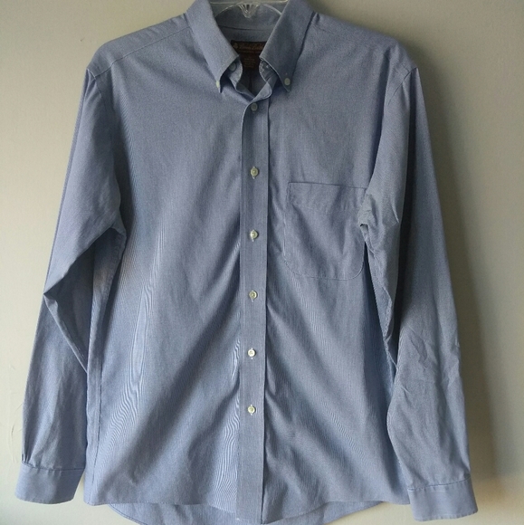 Brooks Brothers Blue Button Down Shirt - Picture 1 of 8